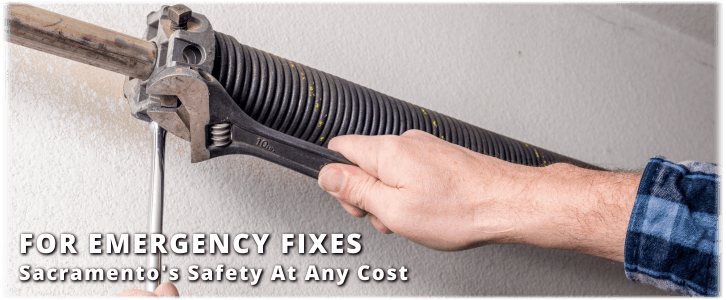 Broken Garage Door Spring Sacramento